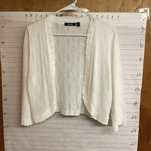 Elementz Sweaters Elementz Womans Open Front Dress Jacketbelero